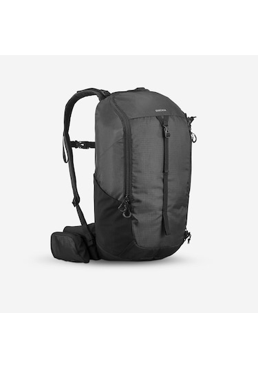Quechua Outdoor Sırt Çantası - 20 L - Siyah - Mh100 Gri