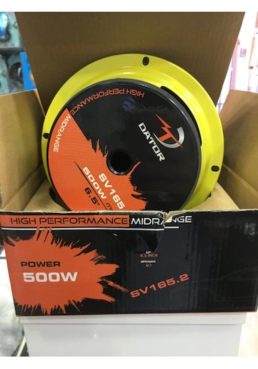 Dator 16 Cm Midrange Sv165.1 Yüksek Performance Midrange