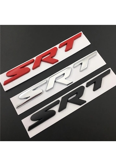 Gümüş-oto Çıkartması Aksesuarları 150x25mm Dodge Srt Etiket Durango Ram 1500 Şarj Cihazı Viper Challenger Kalibre A