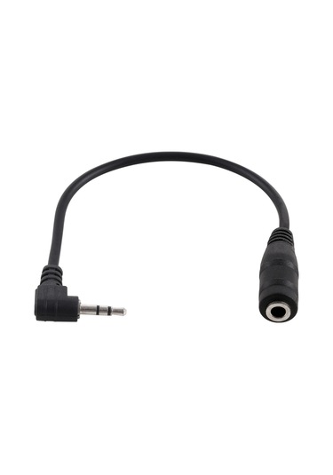 Sones 2,5 Mm Erkek Dirsek - 3,5 Mm Dişi Ses Stereo Dönüştürücü Adaptör Kablosu