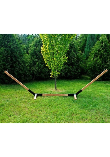 Halevia Metal Ayaklı Ahşap Hamak. Meşe