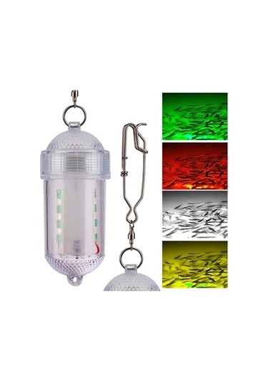 Novahub Gece Balıkçılığı İçin 12v 12 Led'li Su Geçirmez Balık Işığı