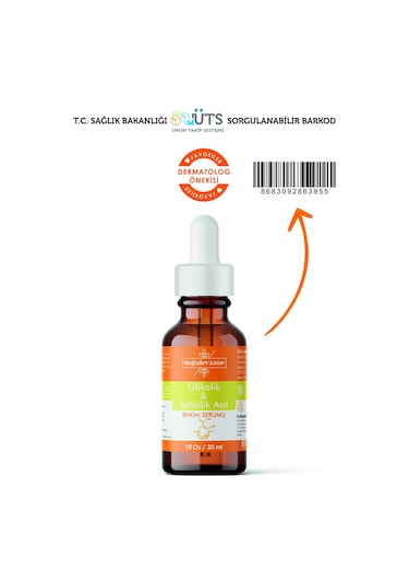 Doğal Eczane Glikolik Asit + Salisilik Asit Bakım Serumu 30 ML