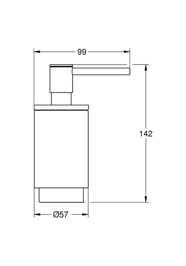 Grohe Selection Sıvı Sabunluk Phantom Black - 41218kf0