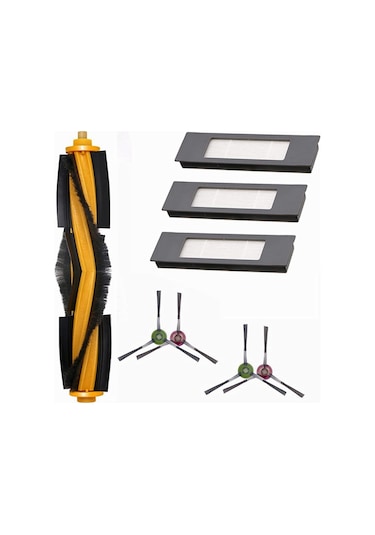 Leasetake Ecovacs Deebot Ozmo 920/950/t5/t8/t8 Aıvı/n8 Pro+ Robot Süpürge Hepa Filtre Fırçaları İçin Yedek Parçalar