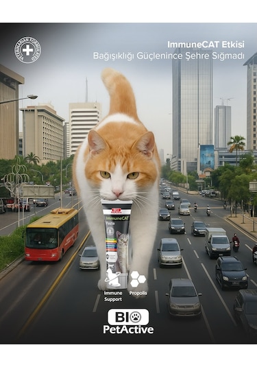 Bio Petactive İmmune Cat Paste Bağışıklık Destekleyici Kedi Vitamini Macunu 100 ML