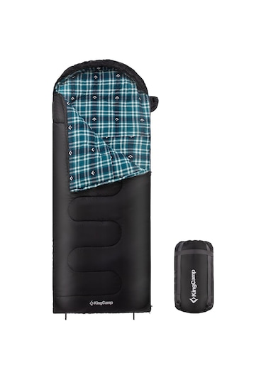 Kingcamp Cloud 300 Ultra Uyku Tulumu Black Sol F. Siyah
