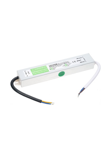 Ranyeek 12v 20w Ip67 Su Geçirmez Dış Mekan Led Gönüllü Kaynak - Kısa Devre, Aşırı Yük Ve Aşırı Gerilim Koruma - Ac90-250v Girişi Gümüş