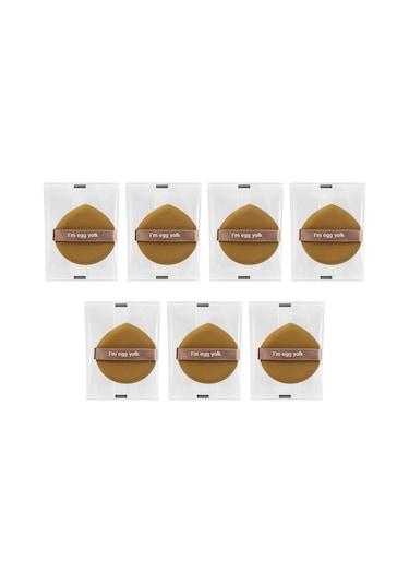 Suntek 7 Pufları, Makeup Puff Aleti Çantalı-kahverengi