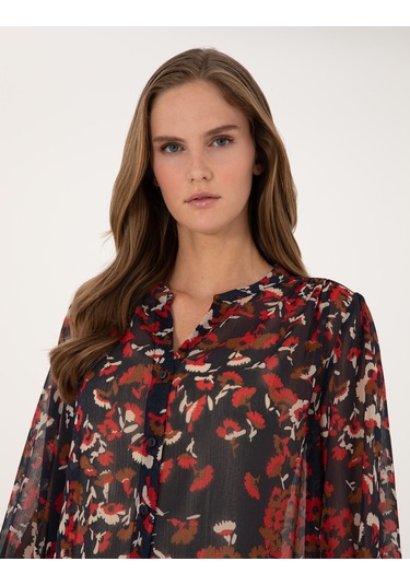 Pierre Cardin Kadın Lacivert Bluz 50314085-vr033 Lacivert