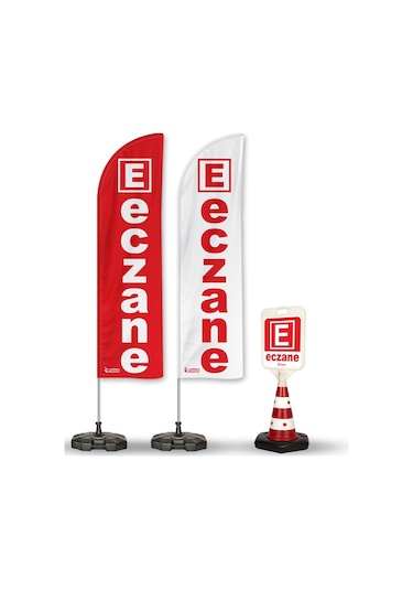 Eczane 2 Yelken Bayrak 1 Reklam Duba Paketi V2