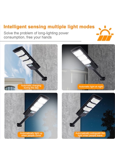 Güneş Duvar Lambası Dış Mekan Su Geçirmez Gövde 192 Boncuk