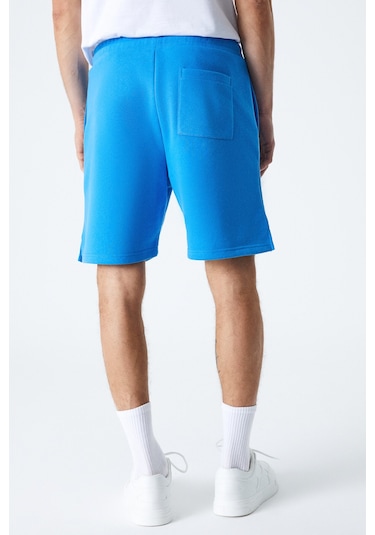 Grimelange UNCERTAIN Erkek Comfort Fit Saks Mavi Şort & Bermuda