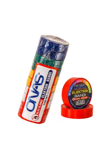 Onas Elektrik Bantı-16X5Mt - 10 Lu Karışık Renk