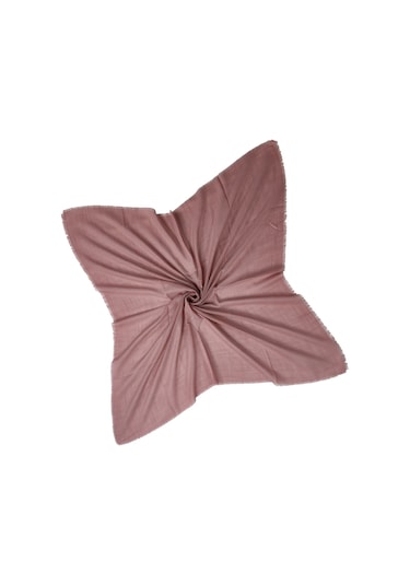 Enba Flamlı Yazma %100 Pamuk Nefes Alan Doğal Kumaş Pudra