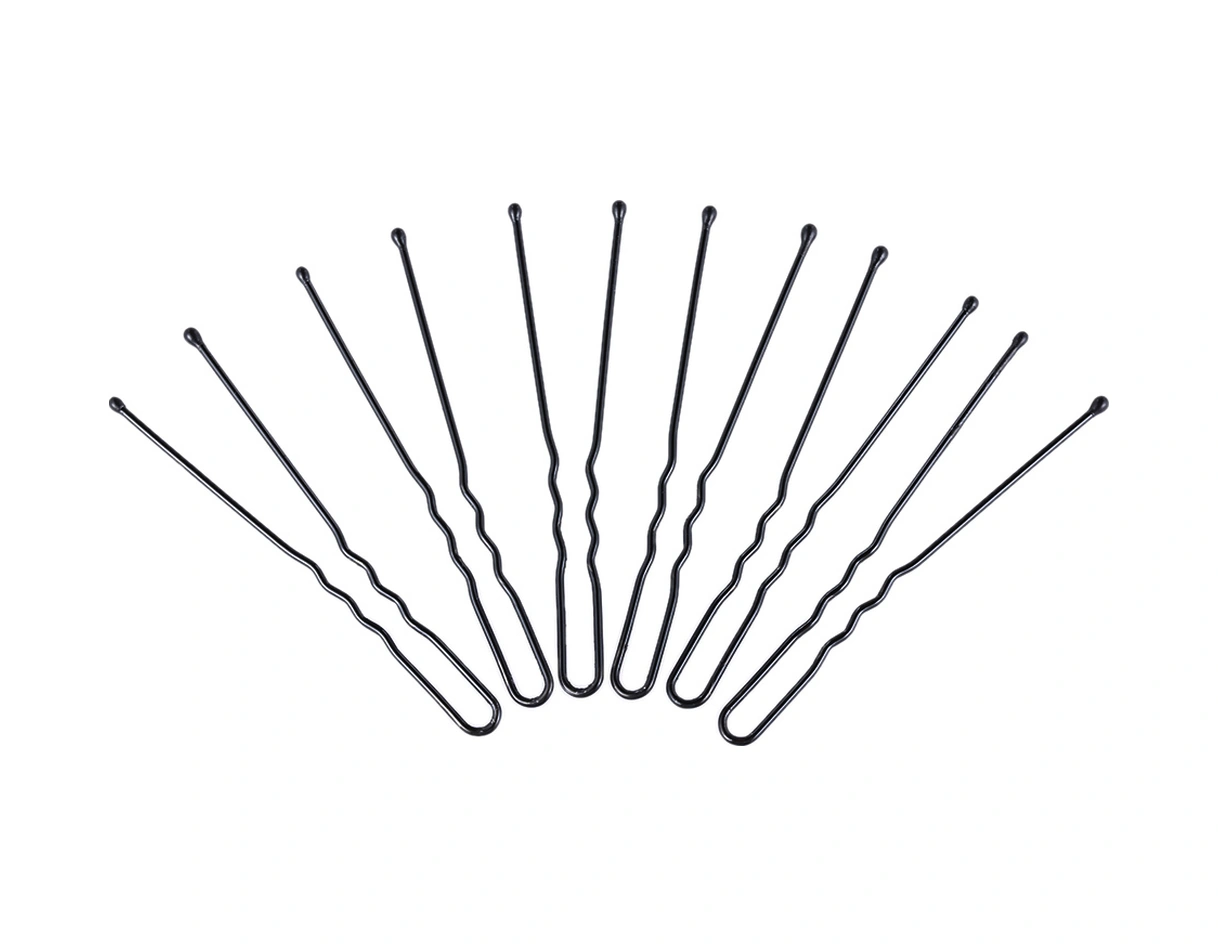 Dofolink 300 Adet Siyah Büyük Boy Çelik U Şekilli Saç Klipsi - Saç Tutucu, Saç Stili Ve Banglar İçin Dayanıklı, Kaymaz Tasarım Çok Renkli