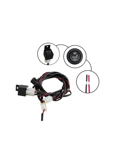 Agoodshop Internet 25w 12v Evrensel Motosiklet Atv Koltuk Isıtmalı Yastık Kış Isıtıcı Su Geçirmez Pe