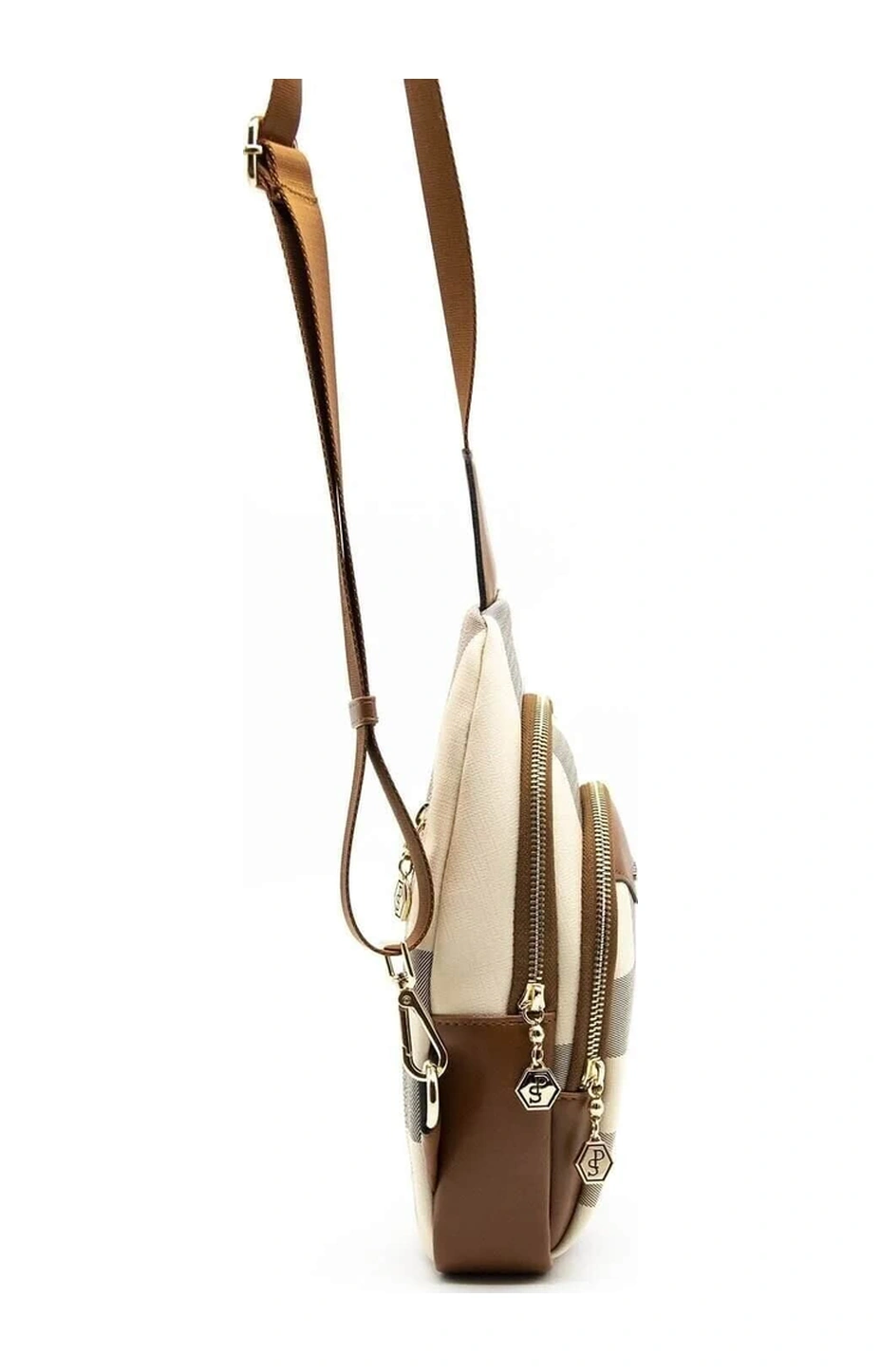 Silver Polo Kadın Bel Çanta 959 Krem