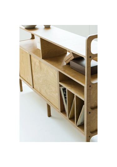 Woodesk Riva, Ahşap, Dolap Ve Konsol, 170x115, Natural Renk