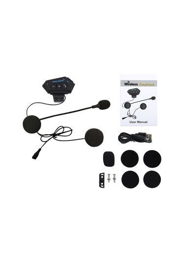 Tenfowee Motosiklet Kaskı Bluetooth Kulaklık: Ip67 Su Geçirmez, 32 Saat Sürekli Kullanım,免提 Arama Ve Müzik Kontrolü