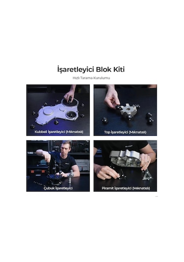 Revopoint Marker Blok Takımı Manyetik