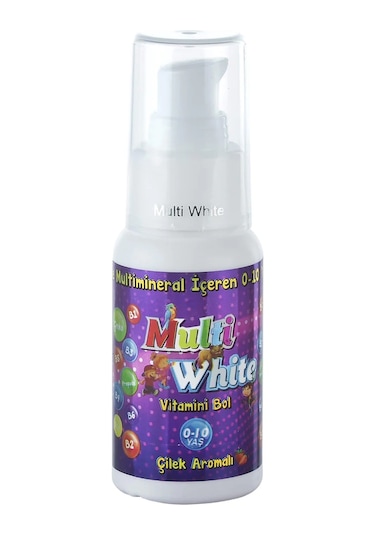 Multi White 0 - 10 Yaş Çilek Aromalı Çocuk Diş Macunu 50 ML