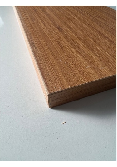 Rafkestir 18 mm Parlak  Bambu  Suntalam Levha parça kesimi