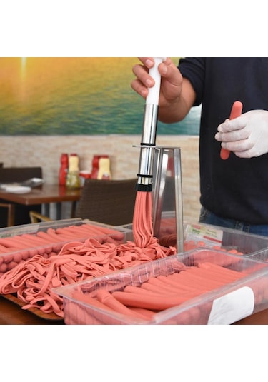 Sosis Dilimleme Bölme Julyen Kesme Makinesi