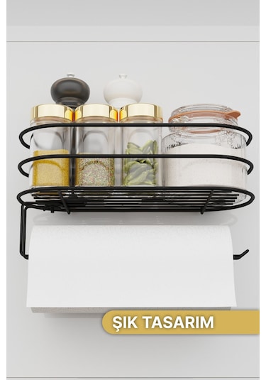 Rulo Havluluk Yapışkanlı Kağıt Havluluk Peçetelik Sofra Mutfak Servis Sunum Hazneli Havlu Organizeri