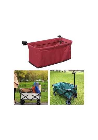 Suntek Taşınabilir Vagon Arabası Kuyruk Çantası Kırmızı