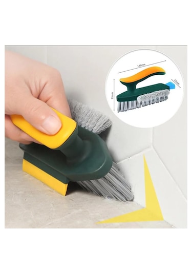 Tineke Saplı Çok Amaçlı Sert Temizlik Fırçası Fayans Lavabo Halı