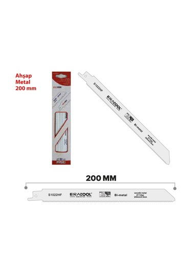 Eratool Tilki Kuyruğu Tes.ağzı S1022hf Ahşap/metal Pk:5 Era51807 Eratool