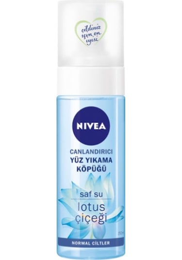 Nivea Lotus Çiçeği Saf Su Canlandırıcı Yüz Temizleme Köpüğü 150 ML
