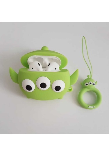 Iphone Pro/pro2 Nesil Uyumlu Koruyucu Bluetooth Kulaklık Kılıfı Figürlü Canavar Airpods Pro/pro2 Nesil