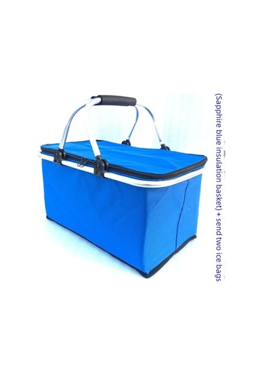 Fortunelane Siyah Isı Saklama Sepeti - Fırlatılabilir Piknik/alışveriş Çantası - Dayanıklı Promosyon Hediyesi Çok Renkli