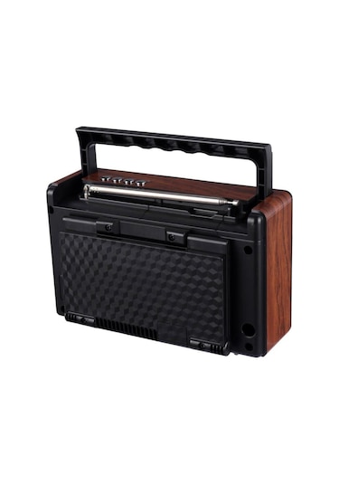 Kbroad Ktf-2208 Nostalji Solar Enerjili Güneş Panelli Fm Radyo Şarj Edilebilir