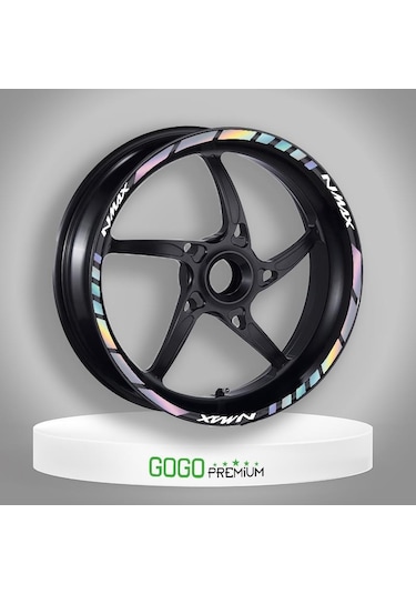 Hologramlı Iı Yamaha Nmax Uyumlu 1 Set Jant Şeridi