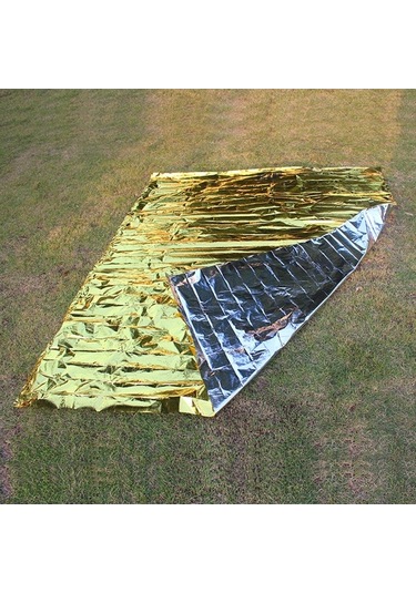 Novahub Yansıtıcı Tekstil Acil Battaniye Hafif Ve Su Geçirmez, Outdoor Sporcular İçin Uygun Çok Renkli