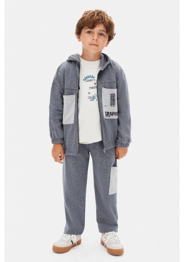 Erkek Eşofman Takım 2 Li 25knk29500 Gri