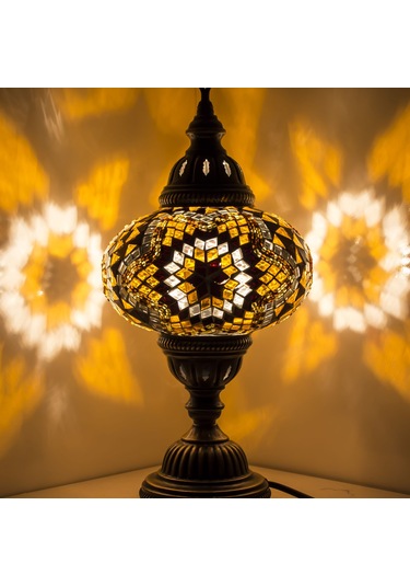 Dekoratif DEKORATİF GECE LAMBASI MOZAİK YATAK ODASI İÇİN