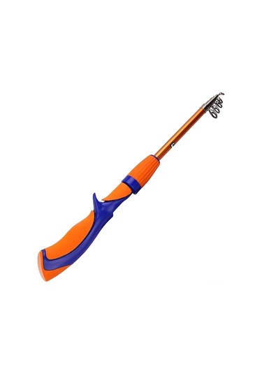 Kış Balıkçılığı Kamışı 1.4m Turuncu - Ergonomik Anti-kayma Sap, Karbon Fiber, Çelik Seramik Kılavuz Halkası