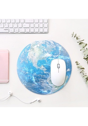 Yuvarlak Mouse Pad, Yuvarlak Desenli Mouse Pad Oyuncu Mouse Pad'i
