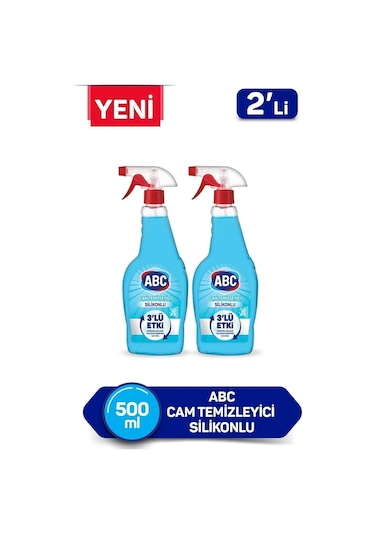 Cam Temizleyici Silikonlu 500ml X2