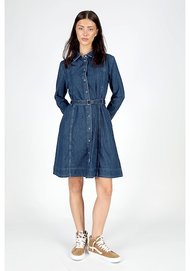 Lee Cooper Cote Kadın Jean Elbise-20011-denım Denim