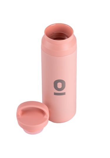 Pembe Tutacaklı Paslanmaz Çelik Termos No:132 500 Ml Vakumlu Sızdırmaz Termos