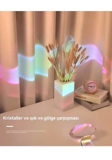 Angel Eyes Kristal Gece Işık'ı Gökkuşağı Atomeri 1 Diğer