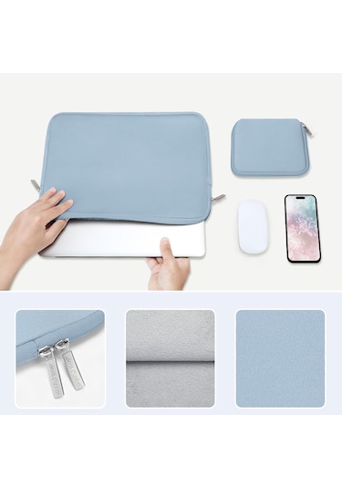 13 İnç Dizüstü Bilgisayar Çantası, Macbook Air M4 M3 M2 M1 2025-2018 / Pro 13 M2 M1 2025-2016 İçin 13 İnç Dizüstü Bilgisayar Çantası, Küçük Çanta Bilgisayar, Mavi Diğer