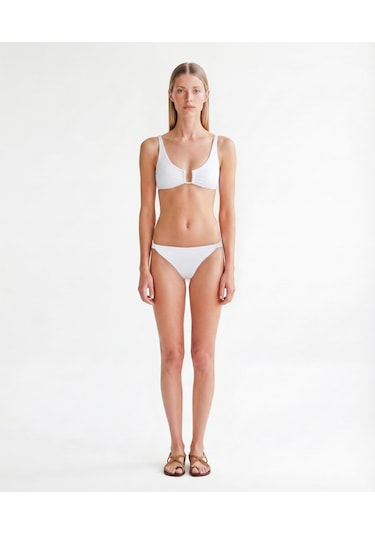 Yargıcı U Yaka Bikini Üst 26ykbw1040b 002 Beyaz
