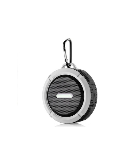 Vkemall Dışarıda Taşınabilir Mini Bluetooth Hoparlör - Ip56 Su Ve Toz Dayanıklı, Mikrofon Ve Micro Sd Kart Desteği, Beyaz