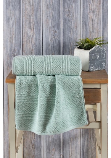 Varol Lavin %100 Premium Cotton El Havlusu 50x90cm Yeşil-50x90cm Yeşil